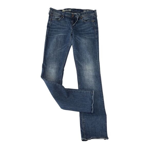 Madewell Rail Straight Jeans Blue Stretch Denim - Picture 2 of 13